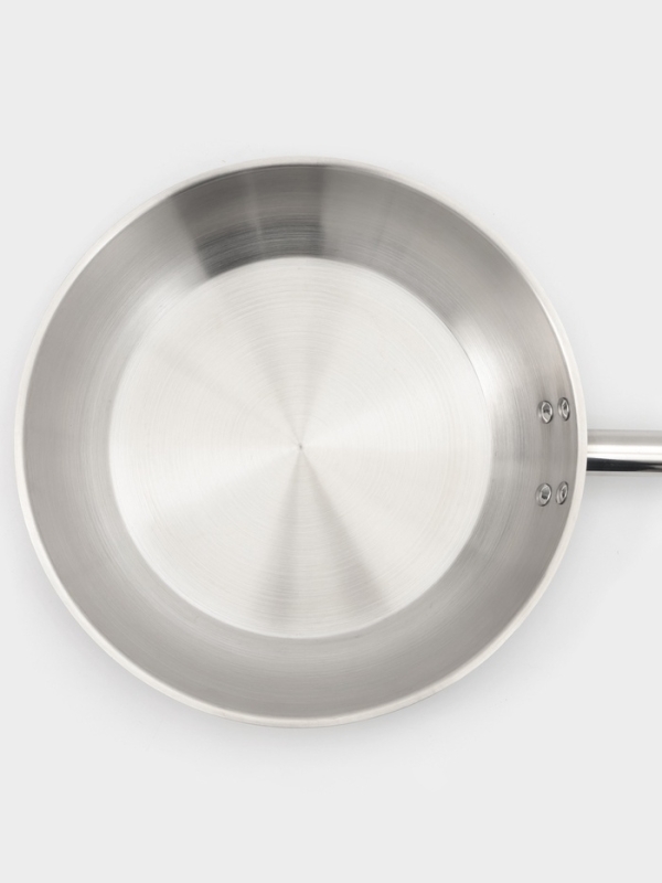 Сковорода d=32 см, h=6 см, толщина стенки 0,6 мм, индукция, дно al+fe+al