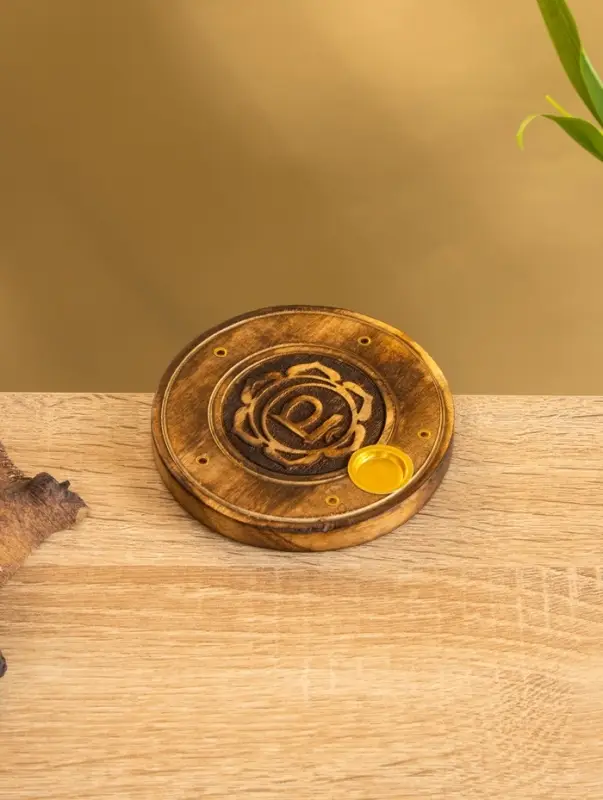 Подставка под благовония "Чакра" дерево 10 см