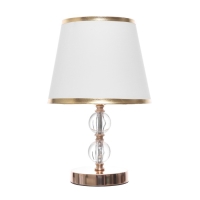 Настольная лампа "Лайма" Е27 40Вт золото 21х21х36 см