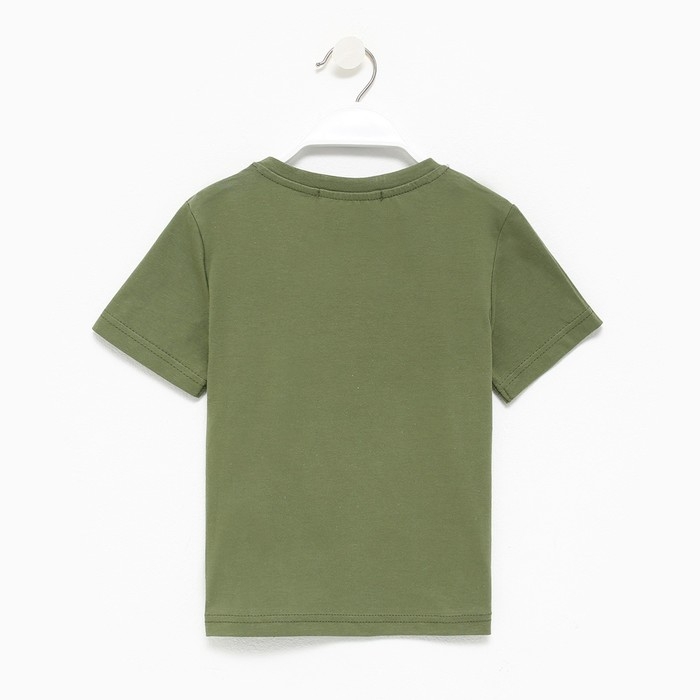 Футболка детская KAFTAN "The best" р.28 (86-92), хаки