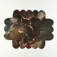 Коробка для печенья, кондитерская упаковка с PVC крышкой, &laquo;Мрамор&raquo;, 20 х 30 х 8 см