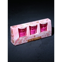 Свечи на Новый Год, гелевые &laquo;Новогодняя коллекция: С новым годом&raquo;, 6 шт , 2,5 х2,5 х 2,5 см