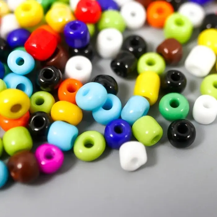 Бисер "Ассорти цветное" 6 мм 20 гр