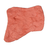 Модульное покрытие, 55 &times; 42 см, пластик, терракотовый, &laquo;Камень № 1&raquo;, 1 шт