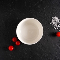 Салатник фарфоровый Magistro &laquo;Волна Бланш&raquo;, 500 мл, d=12,5 см, цвет белый