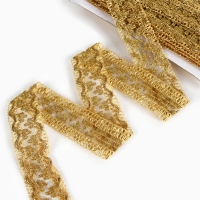 Тесьма золотая 3,6 см, в рулоне 15 метров Тесьма золотая 3,6 см, в рулоне 15 метров