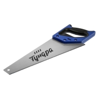 Ножовка по дереву ТУНДРА, 2К рукоятка, 3D заточка, чистый рез, 14-15 TPI, 350 мм Ножовка по дереву ТУНДРА, 2К рукоятка, 3D заточка, чистый рез, 14-15 TPI, 350 мм