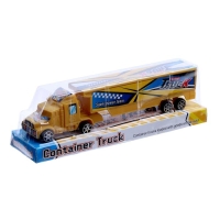 Грузовик инерционный &laquo;Тягач&raquo;, цвет жёлтый