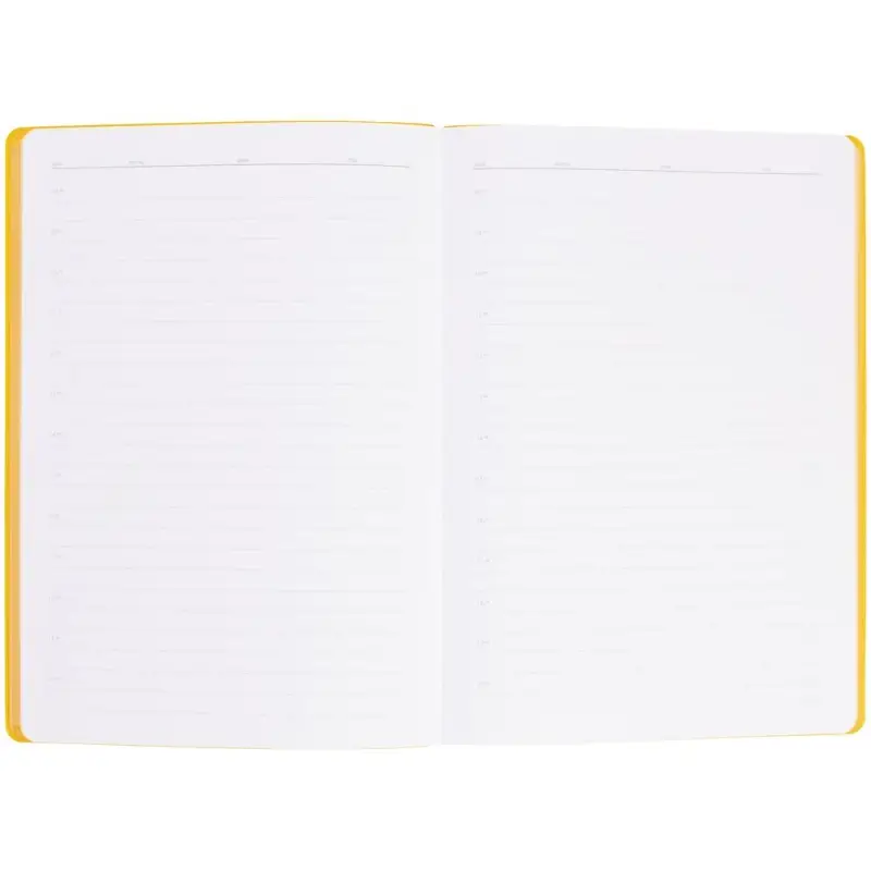Ежедневник Flexpen Shall, недатированный, желтый