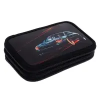 Пенал школьный, 3 секции, 12.5&times;20.5&times;5.5 см &laquo;Тачка&raquo;