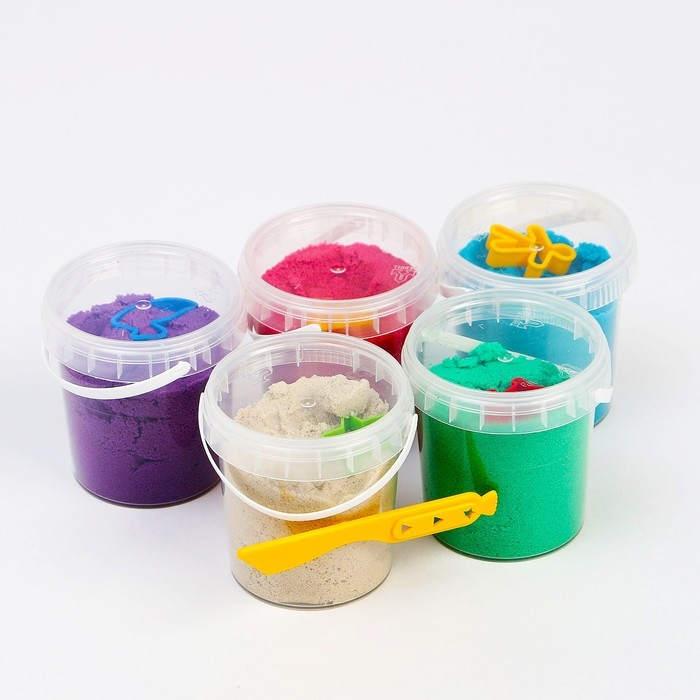 Набор для детского творчества &laquo;Умный песок 5 в 1&raquo;