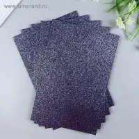 Фоамиран глиттерный Magic 4 Hobby 2 мм, темно-синий, 20&times;30 см