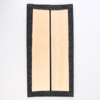 Когтеточка настенная двойная угловая, 50 х 25 см, серая