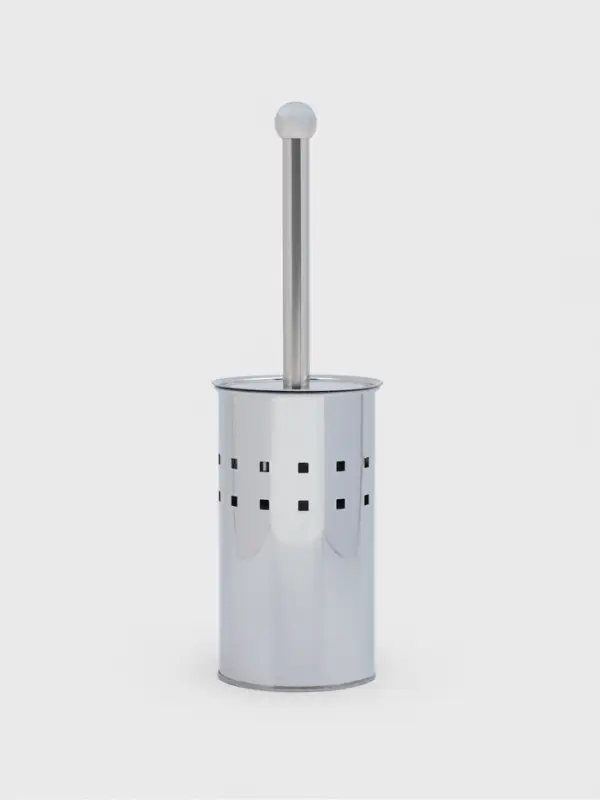 Ерш для унитаза "Квадраты", нержавеющая сталь