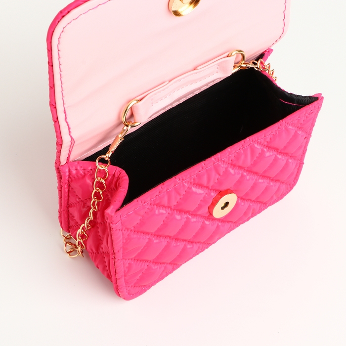 Сумка детская для девочки на молнии «Выбражулька», цвет малиновый Сумка детская для девочки на молнии «Выбражулька», цвет малиновый