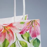 Пакет подарочный крафтовый, упаковка, &laquo;Самой нежной&raquo;, 12 х 21 х 9 см