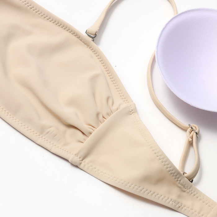 Купальник женский раздельный MINAKU с топом, цвет молочный, размер 48