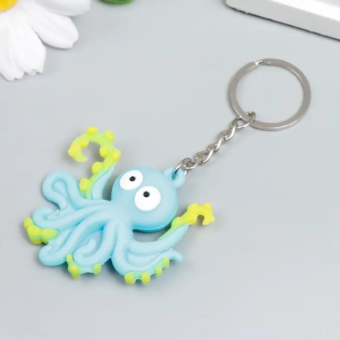 Брелок для ключей резина &laquo;Подводный мир&raquo;, 10.7&times;5.3 см, МИКС