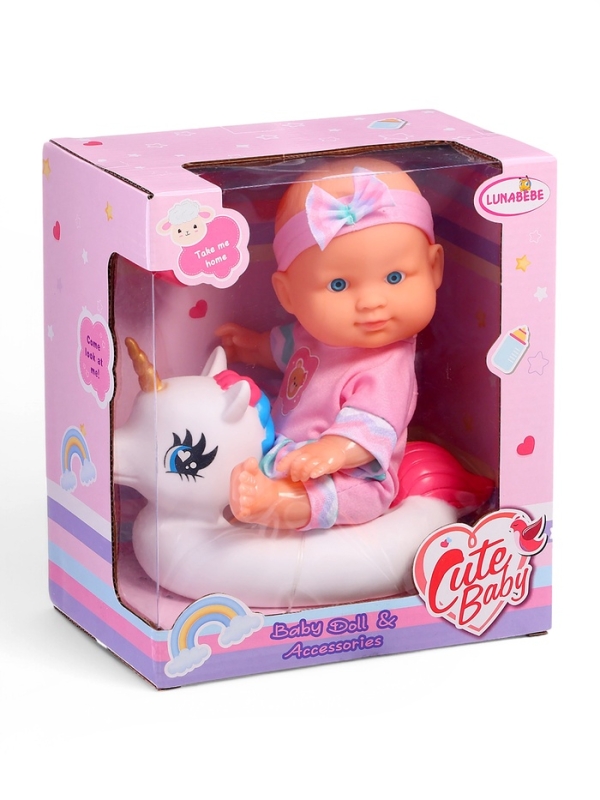 Пупс &laquo;Купание с единорогом&raquo;, с аксессуарами, МИКС