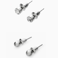 Набор серьги 3 пары &laquo;Классика&raquo; кольца, цвет серебро