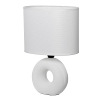 Настольная лампа "Эдель" Е27  40Вт белый 12,5х20х29 см RISALUX