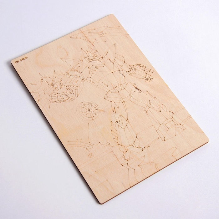 Досочки для выжигания &laquo;Боевые роботы&raquo;