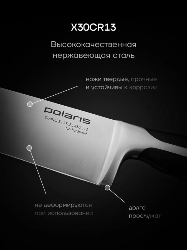 Набор кухонных ножей из 3 предметов Millennium 3SS