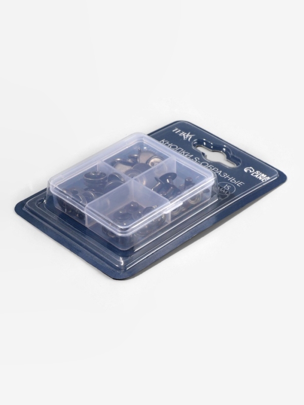 Кнопки S-образные d15мм (наб 10шт цена за наб) нерж сталь серебряный TR Кнопки S-образные d15мм (наб 10шт цена за наб) нерж сталь серебряный TR