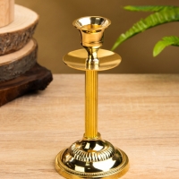 Подсвечник, латунь 7,5х7,5х15 см