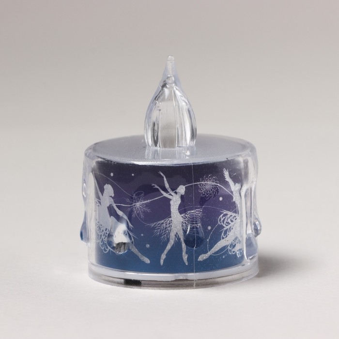 Электронная свеча новогодняя мод. СВ-21 &laquo;Новый год: Новогодняя&raquo;, 5 х 3,8 см