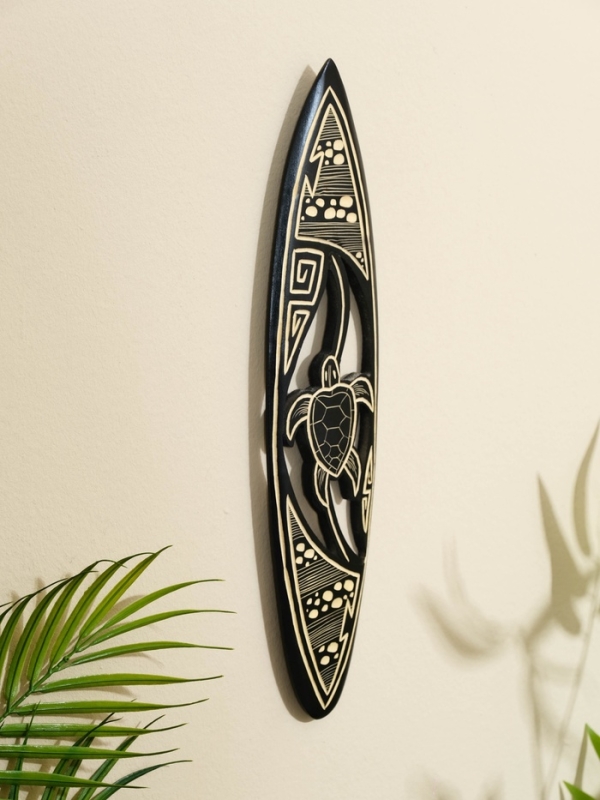 Панно Панно "Доска для сёрфа "Черепашка" дерево 40х11 см