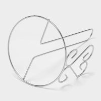 Держатель для бумажных полотенец Доляна «Сердце», 13×13×27 см, цвет хром Держатель для бумажных полотенец Доляна «Сердце», 13×13×27 см, цвет хром