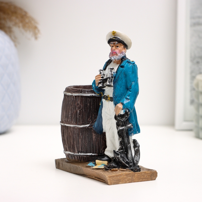 Карандашница "Матрос" 10*6*13см