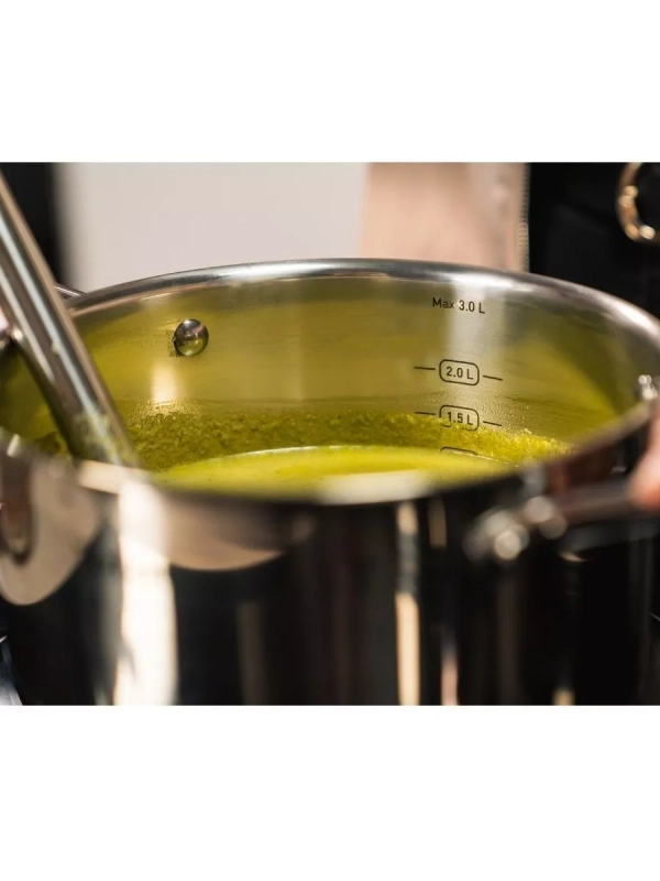 Кастрюля с крышкой Cook Eat 24 см, подходит для индукции