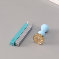 Сургучный набор "Зимний олень" печать, ручка, сургуч 12,5х10х3,6 см