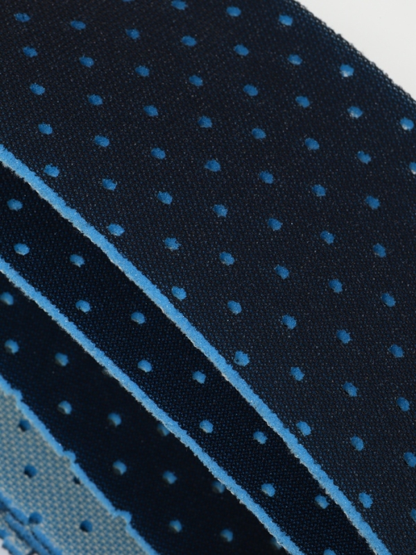 Стельки для обуви, дышащие, для вырезания, в рулоне, 150&times;9 см, чёрный/голубой