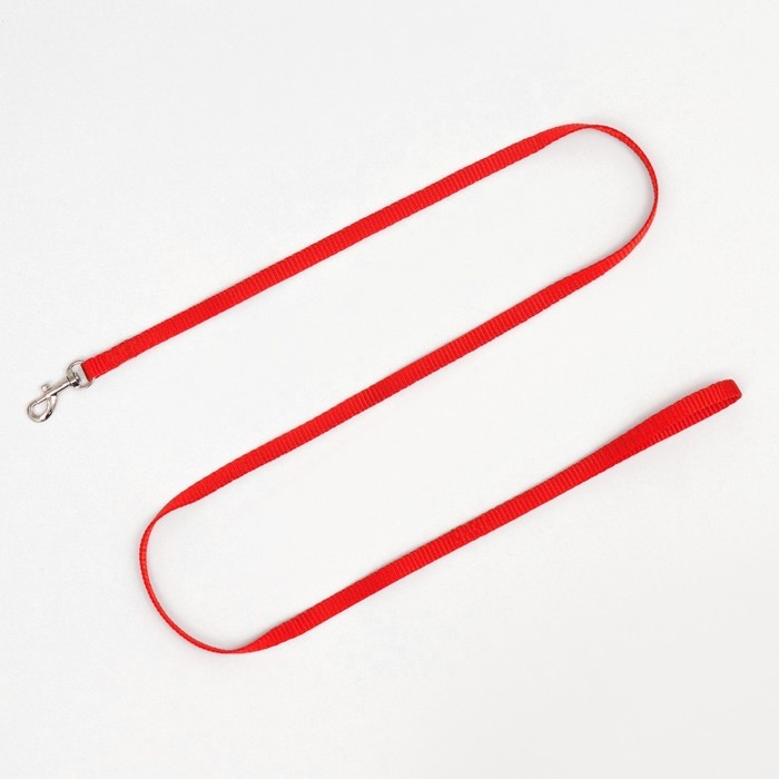 Комплект для кошек, ширина 1 см, ОШ 16,5-27 см, ОГ 21-35 см, поводок 120 см, красный