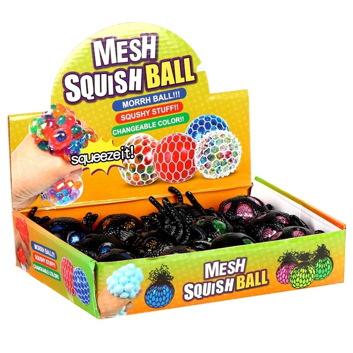 Прикол-мялка &laquo;Паук&raquo; с гидрогелем, цвета МИКС