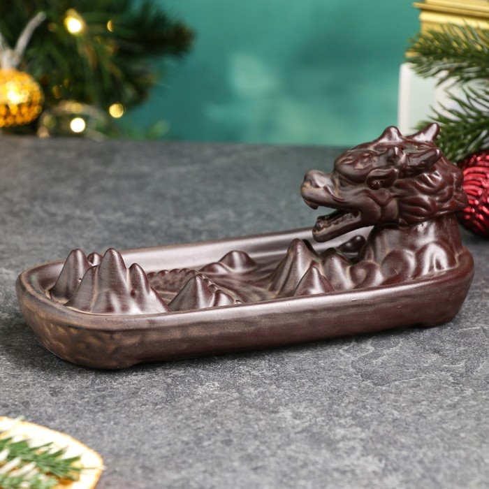 Подставка для благовоний "Дракон в гора&times;" 17&times;9&times;7 см