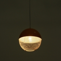 Светильник Lina 1х40Вт Е27 лимонный  26х26х32см