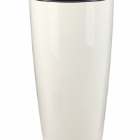 Кашпо "Рондо" 35л (со вставкой 15л), белый