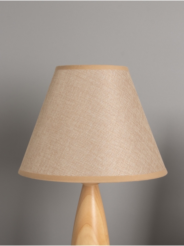 Лампа настольная BayerLux ЭКО "Тон" 1х40Вт Е27 коричневый 24х24х41,5см