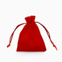 Мешочек бархатный &laquo;Классика&raquo; 9&times;12, красный