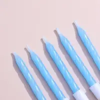 Свечи для торта &laquo;Неон&raquo;, 5 см, 10 шт., синие