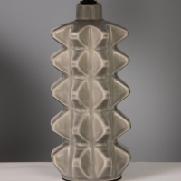 Лампа настольная "Ода" 40Вт Е14 серый 24х24х38см