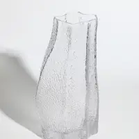 Ваза стекло настольная "Дженис" 25х12х8 см, прозрачный