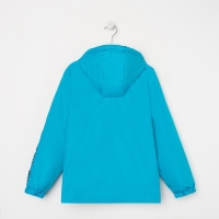 Ветровка детская, цвет бирюзовый, рост 122-128 см Ветровка детская, цвет бирюзовый, рост 122-128 см