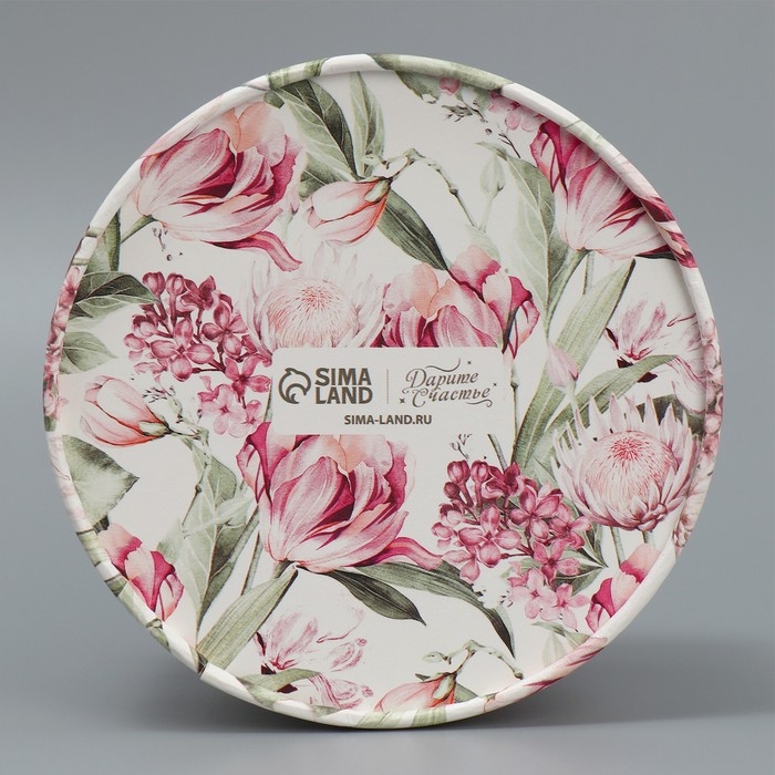 Коробка подарочная, упаковка, &laquo;Цветы&raquo;, 13 х 8.5 см