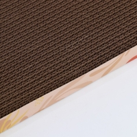 Когтеточка из картона с кошачьей мятой &laquo;Нежность&raquo;, 45 см х 20 см х 3 см