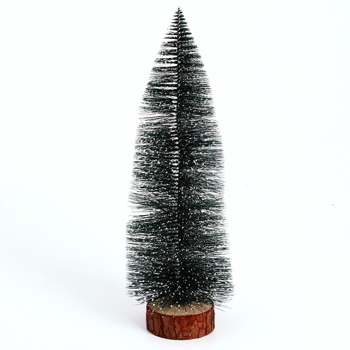 Новогодний декор &laquo;Ёлочка зелёная в снегу&raquo; 8 &times; 8 &times; 40 см